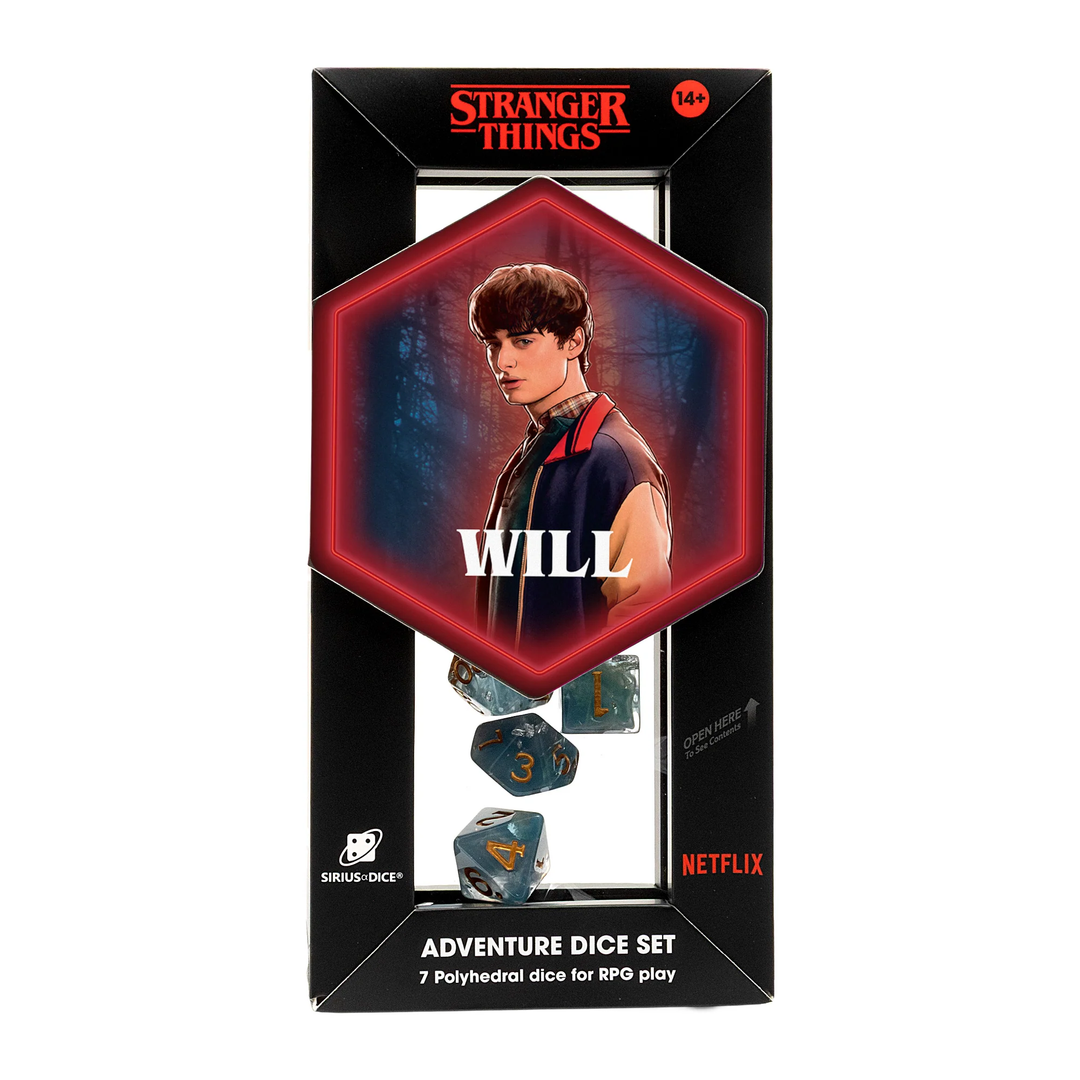 Sirius Dice: 7 Ct Stranger Things Adventure Dice - Will