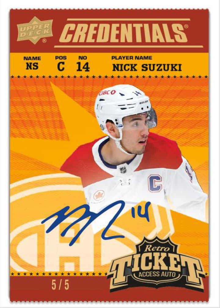 2024-25 Upper Deck Credentials Hockey Hobby Box