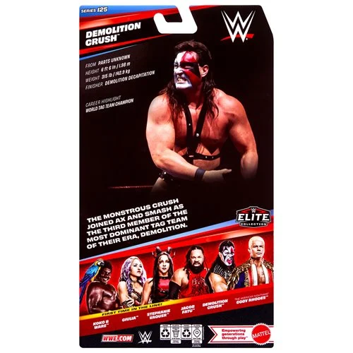 WWE Elite Collection Series 125 Demolition Crush Action Figure