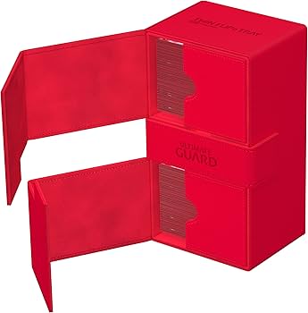 Ultimate Guard Deck Case - Twin Flip 'n' Tray 266+ - Monocolor Red