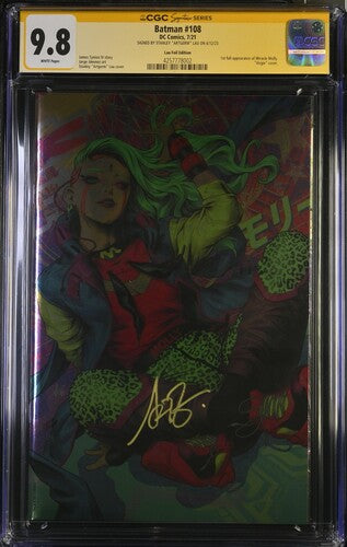 Batman #108 Lau Foil Edition - Signature Series Signed by Stanley "Artgerm" Lau CGC 9.8
