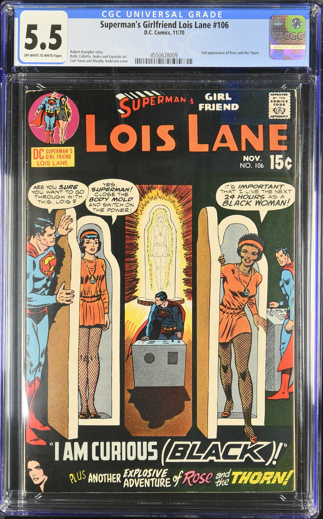 Superman's Girlfriend Lois Lane #106 CGC 5.5