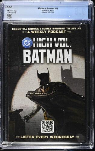 Absolute Batman  #11 CGC 9.8 Mooneyham Variant Cover