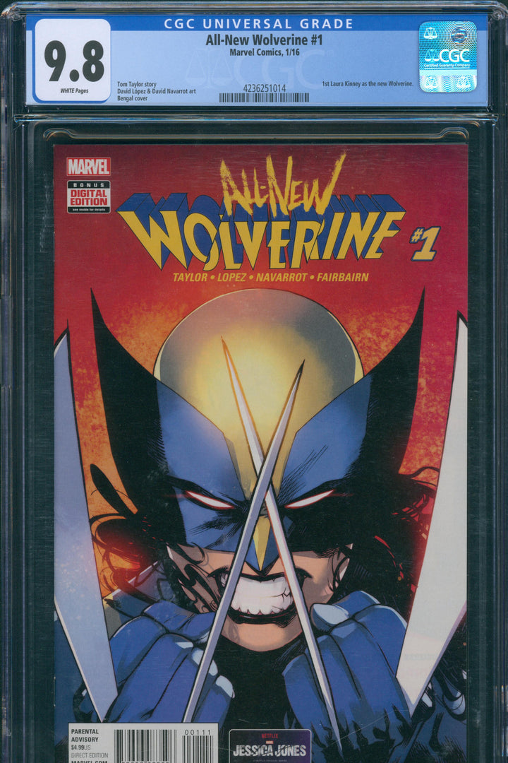 All-New Wolverine #1 CGC 9.8