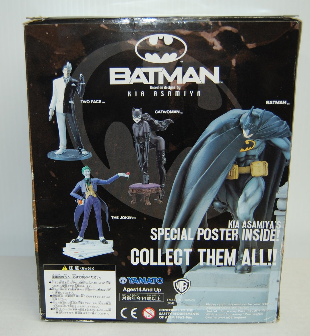 Yamato DC Batman by Kia Asamiya Wave 1 Joker 6.5" Collectible Figure *Open Box Wear