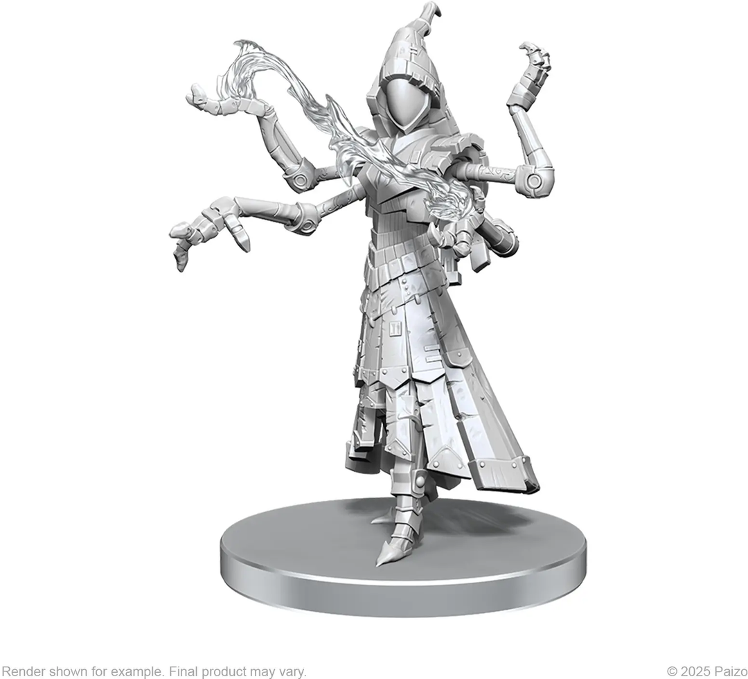 Pathfinder Battles: Unpainted Miniatures - Clockwork Mage