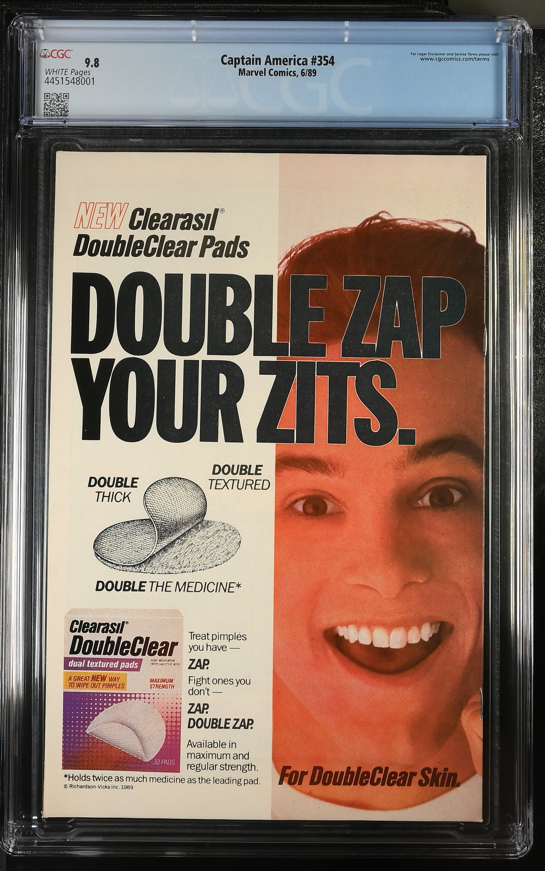 Captain America #354 CGC 9.8