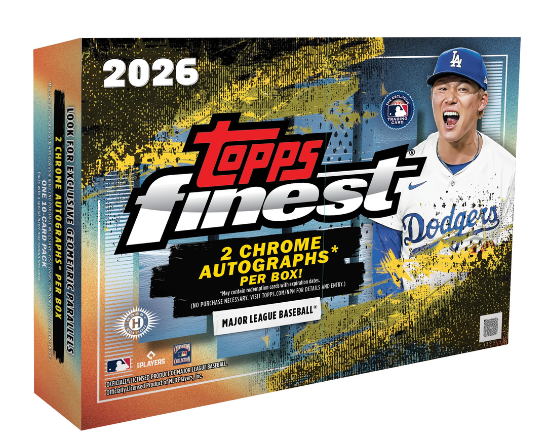 2026 Topps Finest Baseball First Day Issue Box