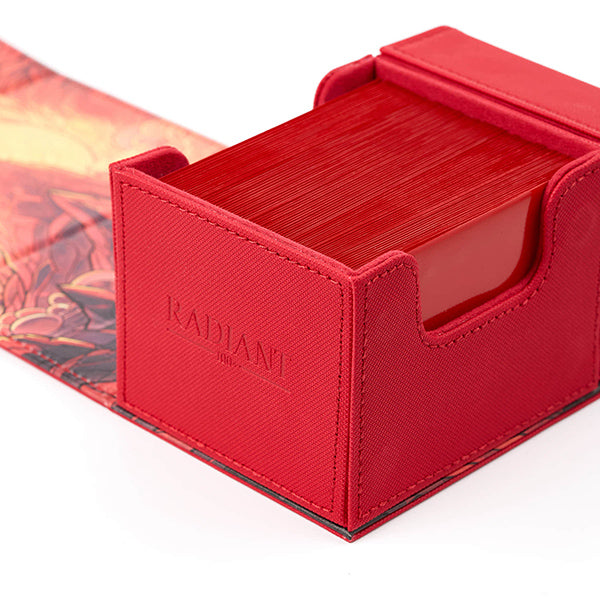 Arcane Fortress: Deck Vault: Radiant 100+ Deluxe - Stained Glass - Burning Mountain