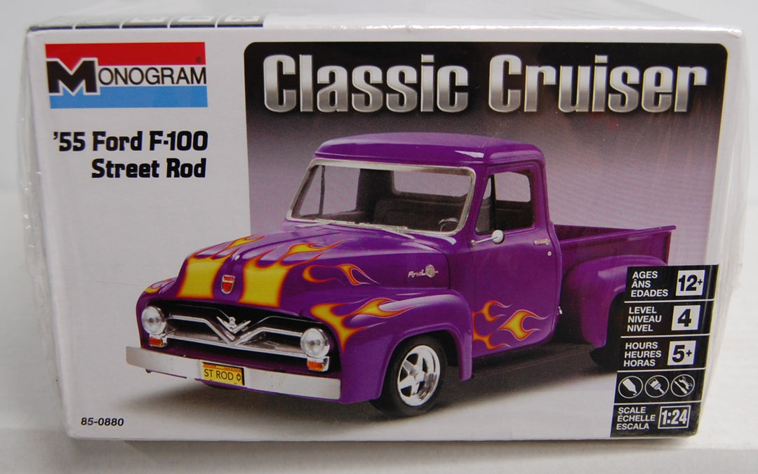 Classic Cruiser - '55 Ford F-100 Street Rod 1:24 Model Kit 85-0880