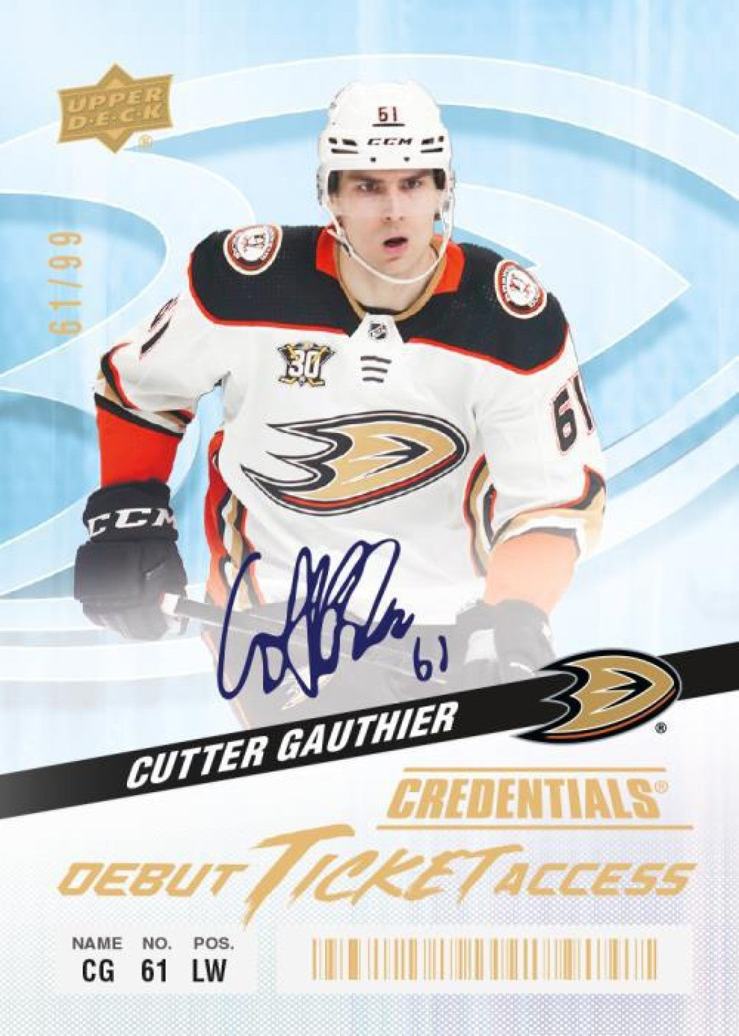 2024-25 Upper Deck Credentials Hockey Hobby Box