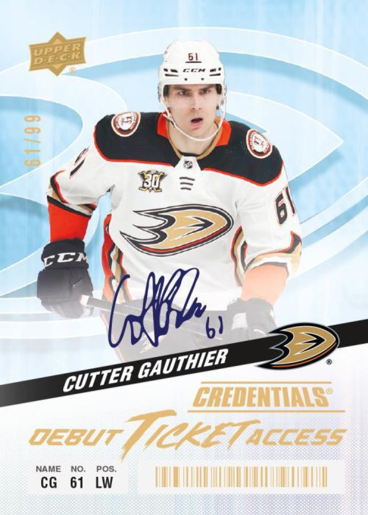 2024-25 Upper Deck Credentials Hockey Hobby Box