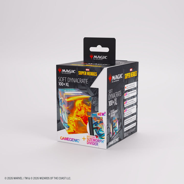 Magic: The Gathering: Marvel Super Heroes: Soft Dynarate 100+ XL Deck Box - Fantastic Four Unleashed