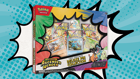 Pokémon TCG: Mega Evolution 02.5 - Ascended Heroes First Partners Deluxe Pin Collection