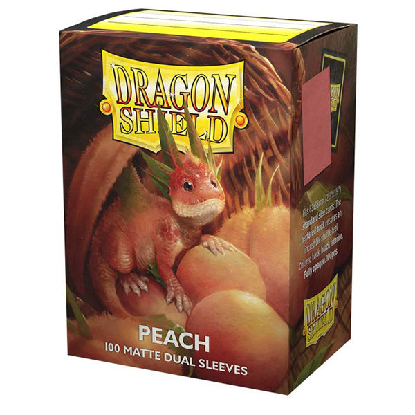 Dragon Shield Card Sleeves - Dual Matte: Peach (Peach)