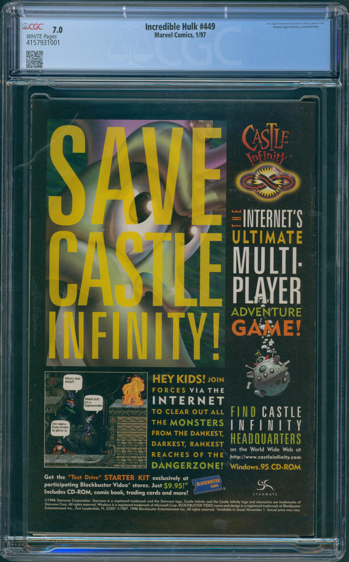 Incredible Hulk #449 CGC 7.0