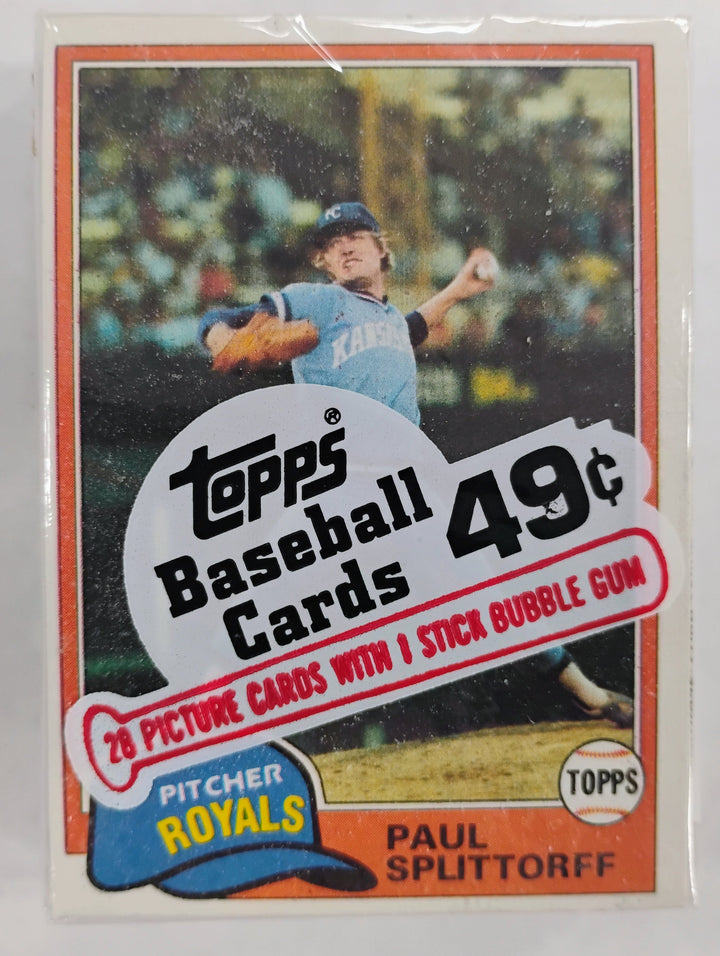 1981 Topps Baseball Cello Pack