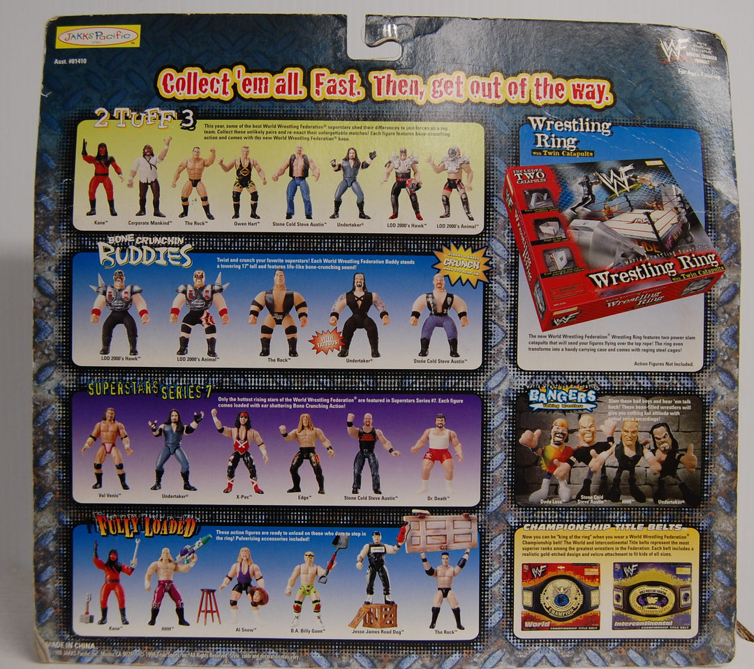 WWF WrestleMania XV 2 Tuff 3 - The Rock & Owen Hart 2-Pack 1998 Jakks