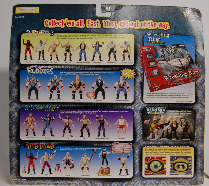 WWF WrestleMania XV 2 Tuff 3 - The Rock & Owen Hart 2-Pack 1998 Jakks