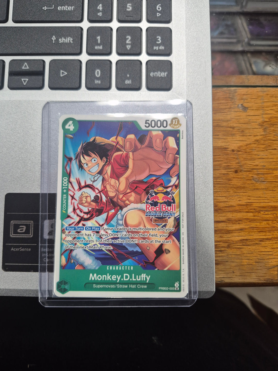 Monkey.D.Luffy (Red Bull Double Don!!) - NM