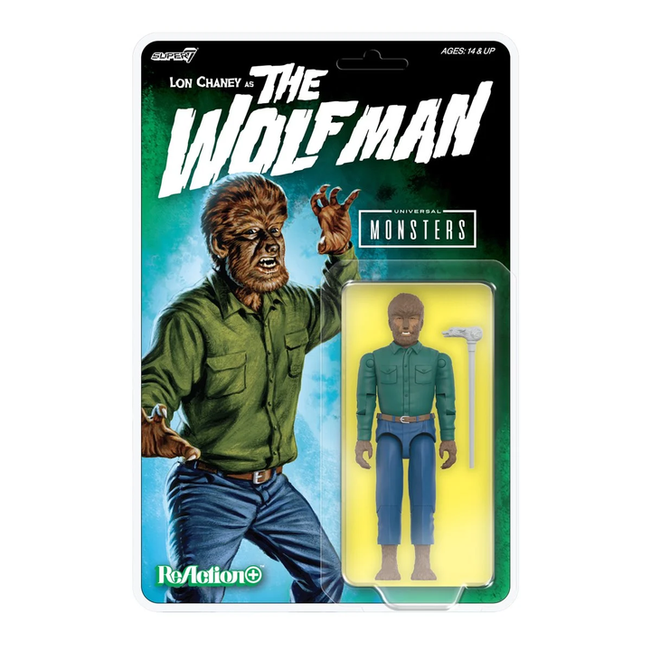 Universal Monsters The Wolf Man 3 3/4-inch ReAction+ Figure