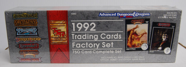 1992 Advanced Dungeons & Dragons 2nd Factory Set 750 Cards TSR