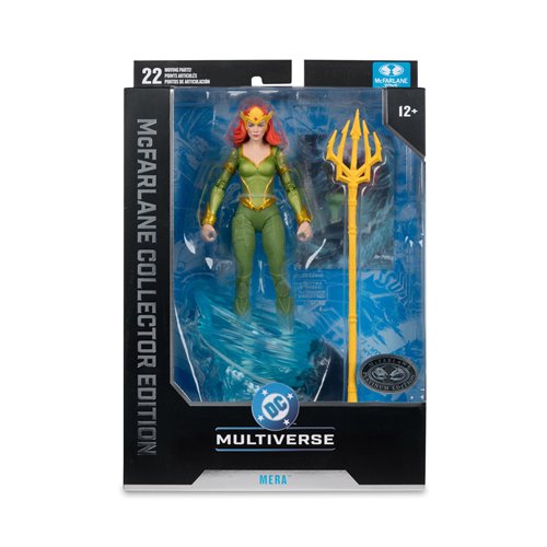 DC Multiverse McFarlane Collector Edition Wave 16 Light Green Mera DC Classic #67 7-Inch Scale Platinum Edition Action Figure