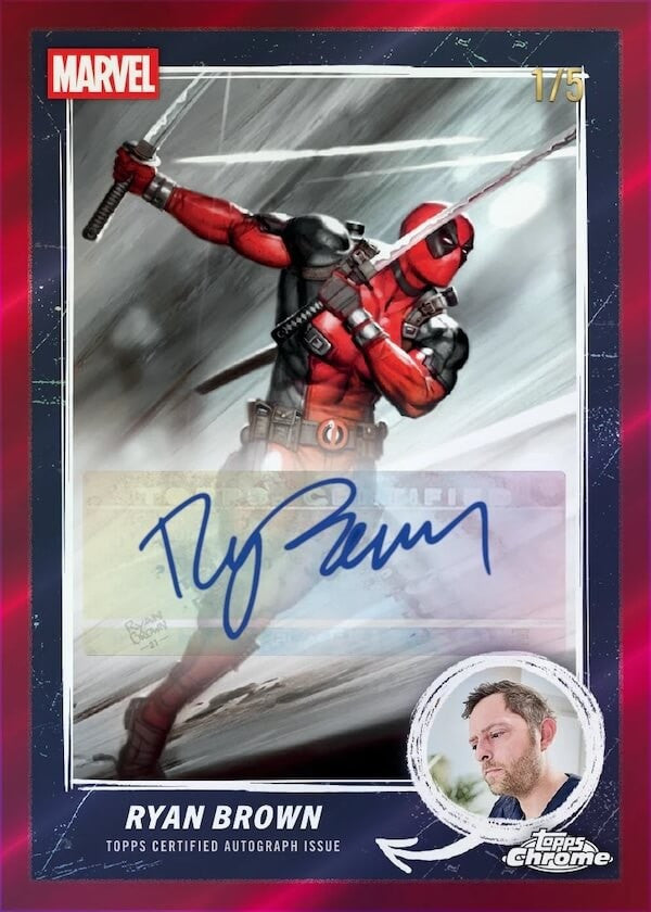 2025 Topps Deadpool Chrome Blaster Box