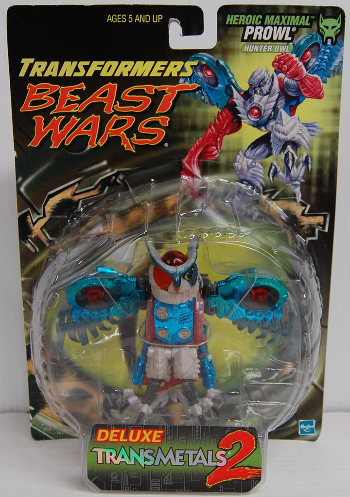 Transformers Beast Wars Deluxe Transmetal 2 Prowl Figure (White Variant) 1999 Hasbro