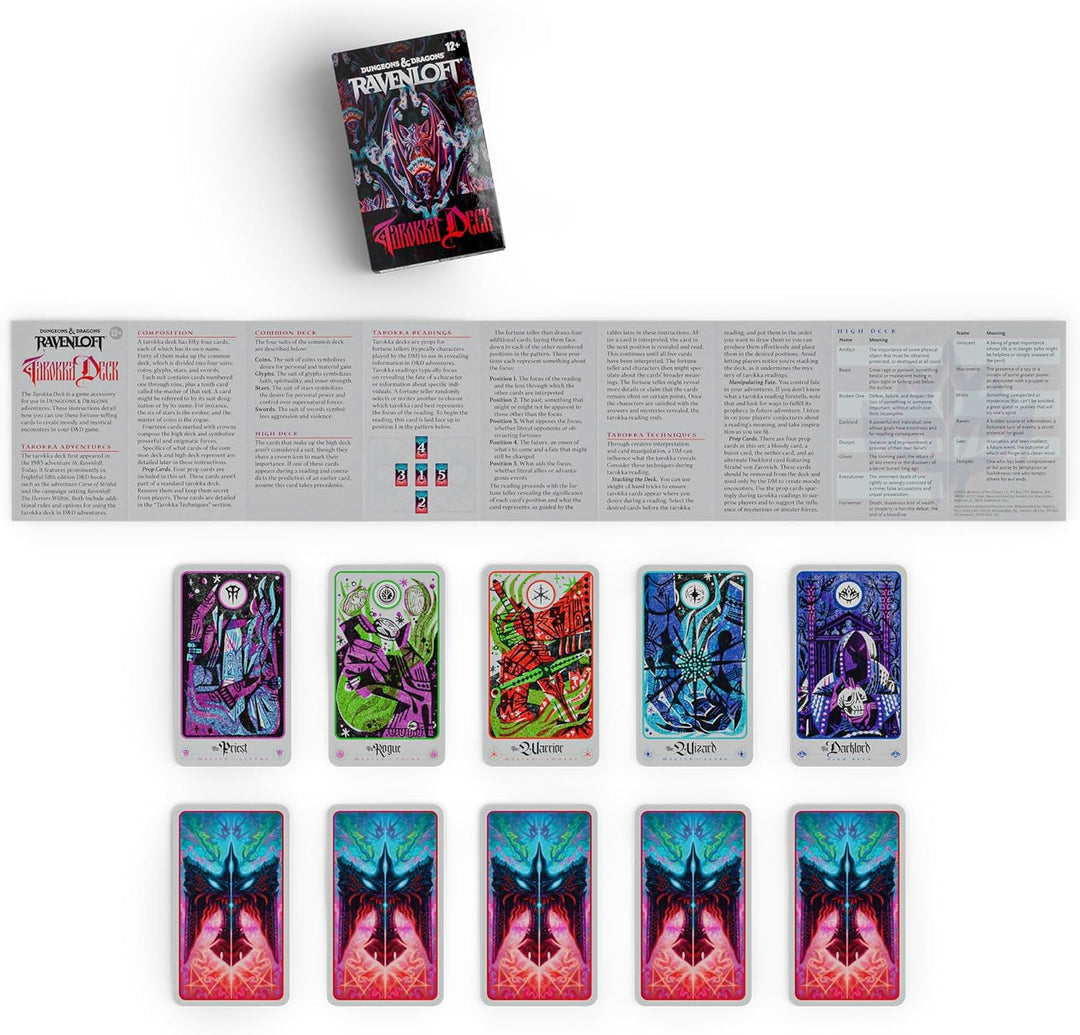D&D Ravenloft Horrors Within Tarokka Deck