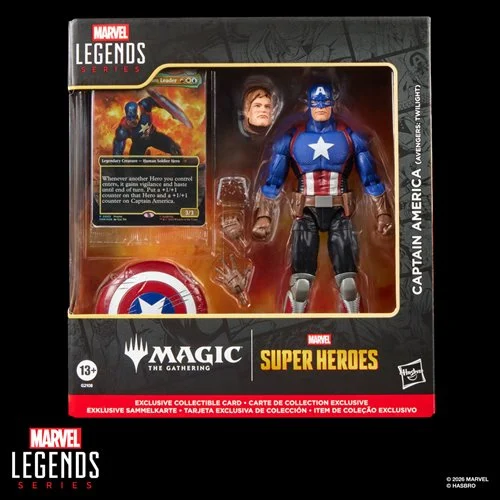 Marvel Super Heroes Magic: The Gathering Marvel Legends Series Captain America (Avengers: Twilight) 6-Inch Action Figure