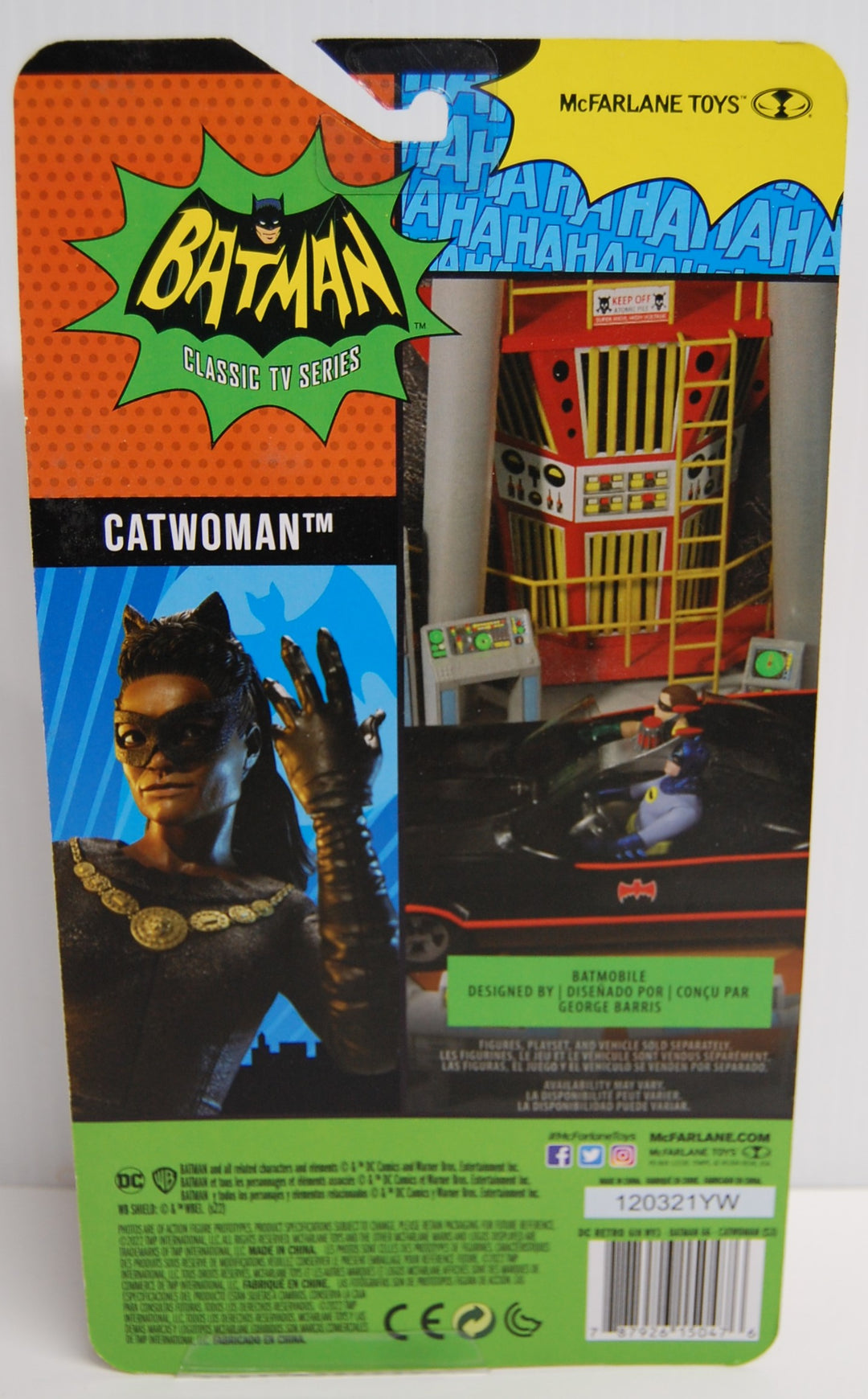 McFarlane DC Batman Classic TV 66 Series Catwoman (Eartha  Kitt) 6" Figure
