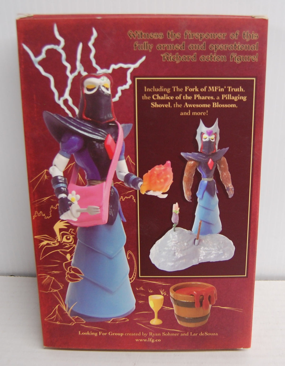 LFG - Richard Undead Warlock 4" Figure - Looking For Group Blind Ferret