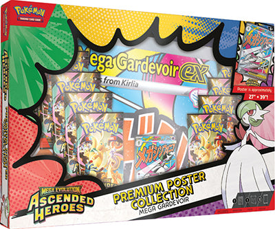 Pokémon TCG: Mega Evolution 02.5 - Ascended Heroes Premium Poster Collection - Gardevoir