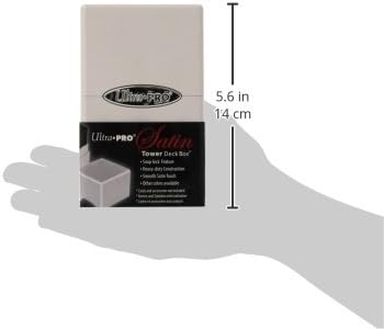 Ultra Pro Deck Box: Satin Tower 100+ - Solid Arctic White