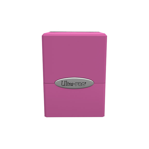 Ultra Pro Deck Box: Satin Cube 100+ - Solid Pink, Hot