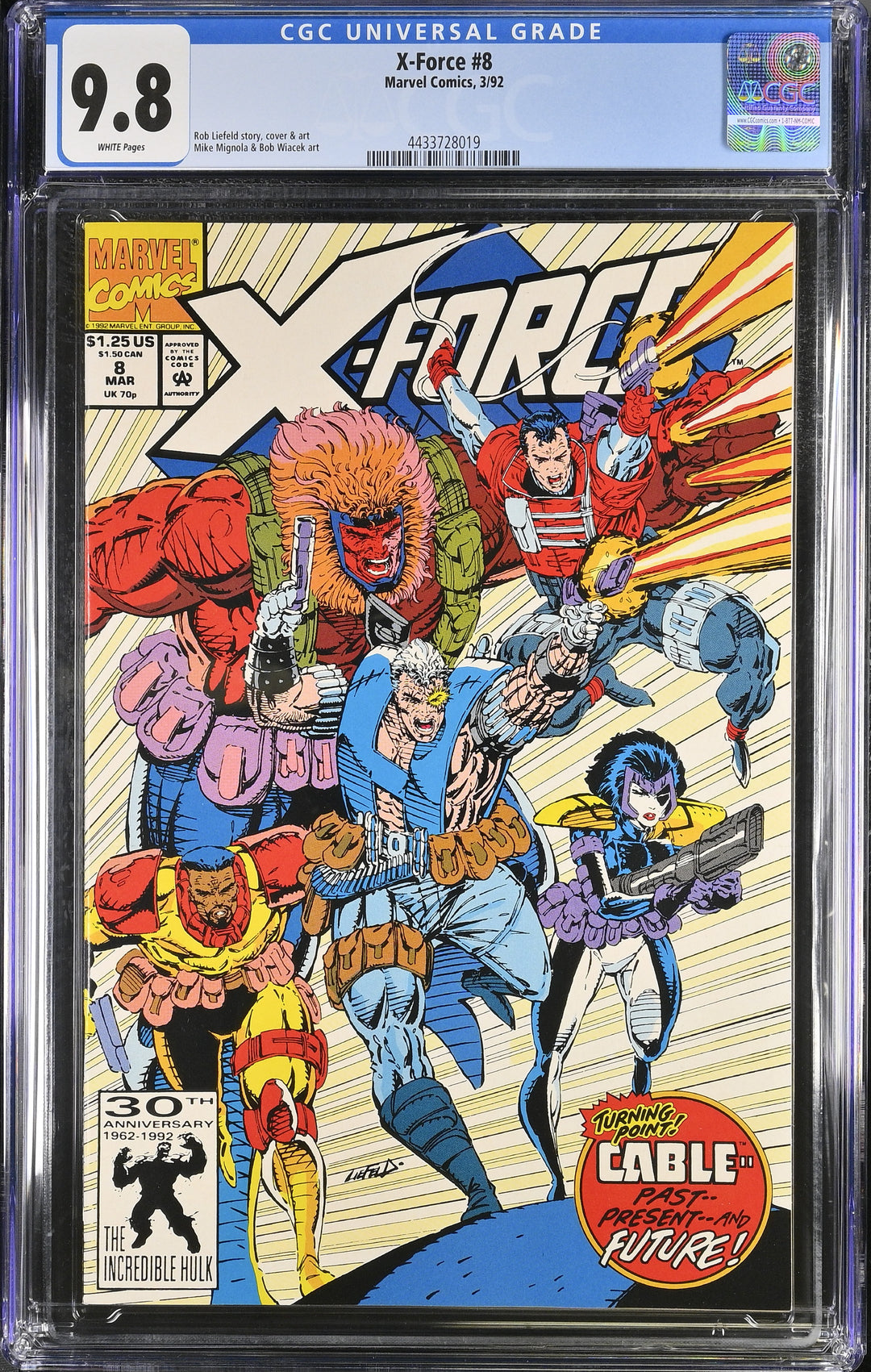 X-Force #8 CGC 9.8