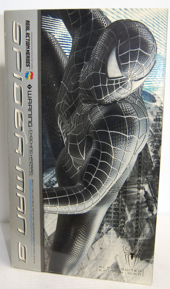 Medicom Toy Real Action Heroes - Spider-Man  3 - Black Suited Spider-Man Figure