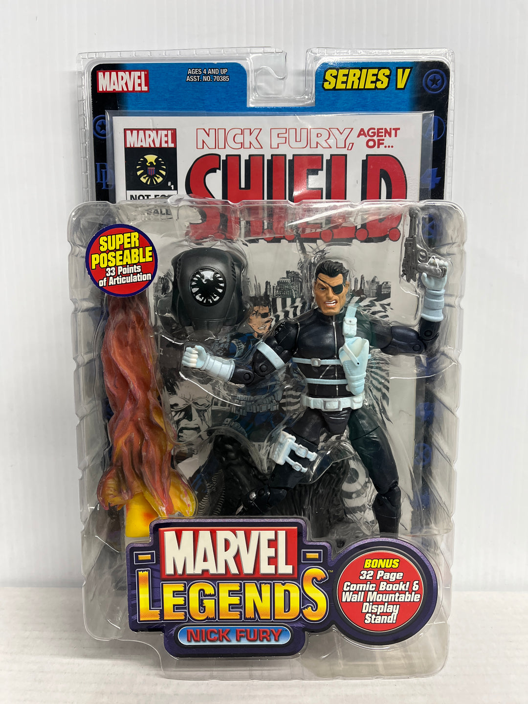 Marvel Legends Series V Classic Nick Fury Action Figure