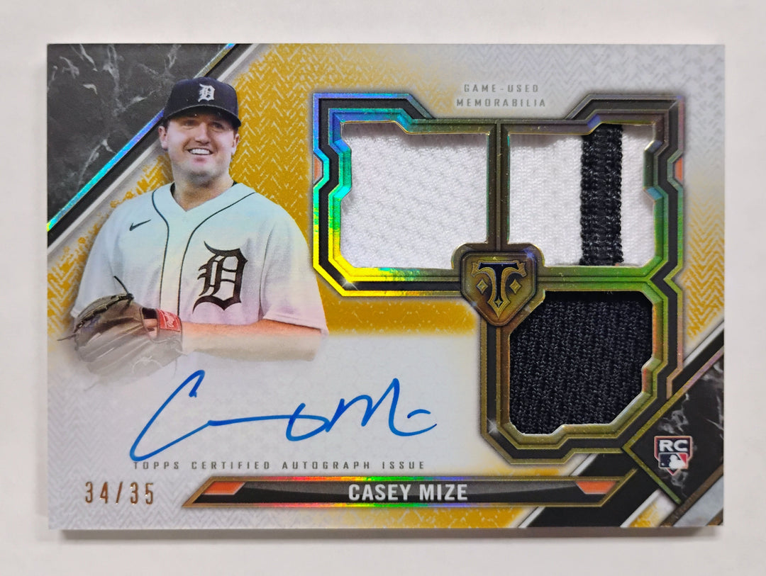 2021 Topps Triple Threads Baseball Casey Mize RC #RFPAR-CM /35
