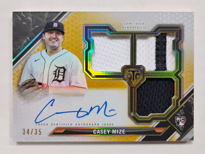 2021 Topps Triple Threads Baseball Casey Mize RC #RFPAR-CM /35