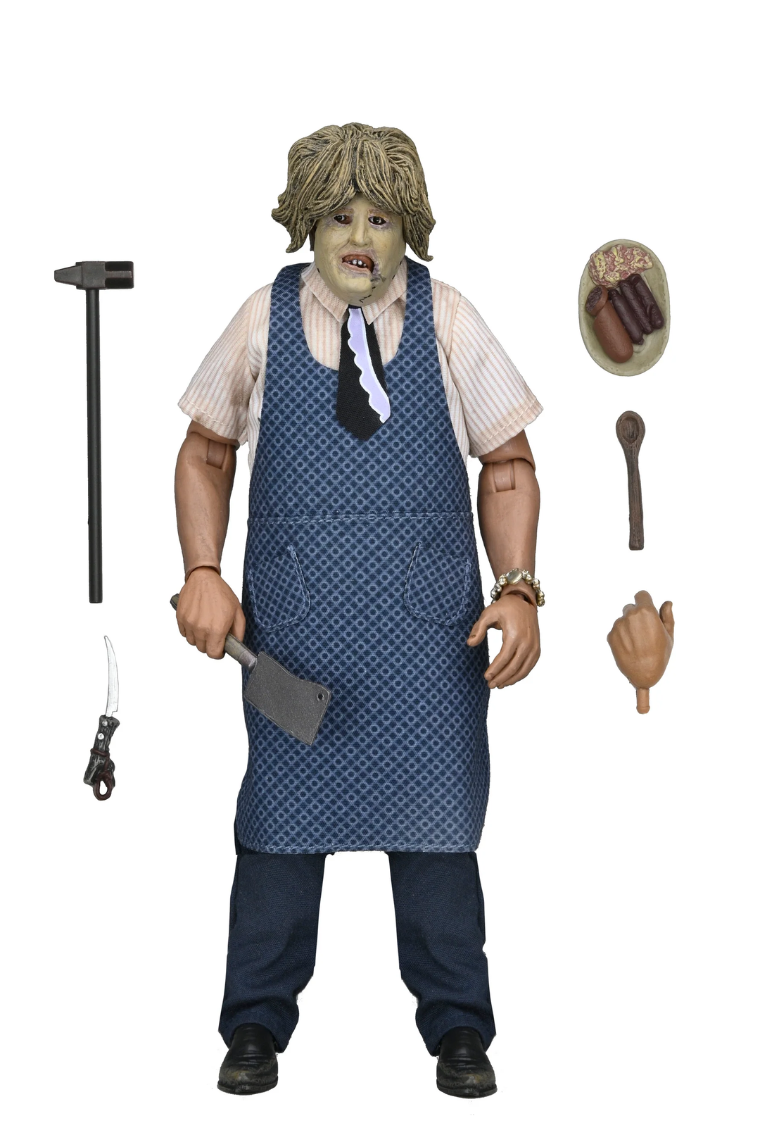 Texas Chainsaw Massacre - Leatherface with Old Lady Mask 8" Clothed Action Figure