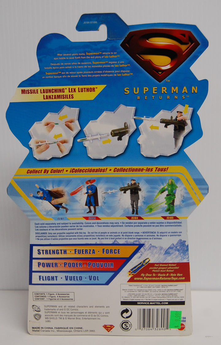 Superman Returns - Missile Launching Lex Luthor Figure 2006