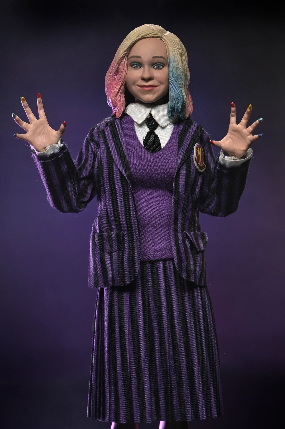 Wednesday - Wednesday Addams (Nevermore Uniform) and Enid 8" Clothed Action Figure 2-Pack
