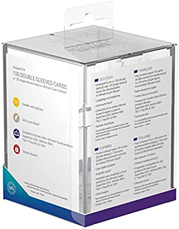 Ultimate Guard Deck Case - Boulder 100+ - Clear