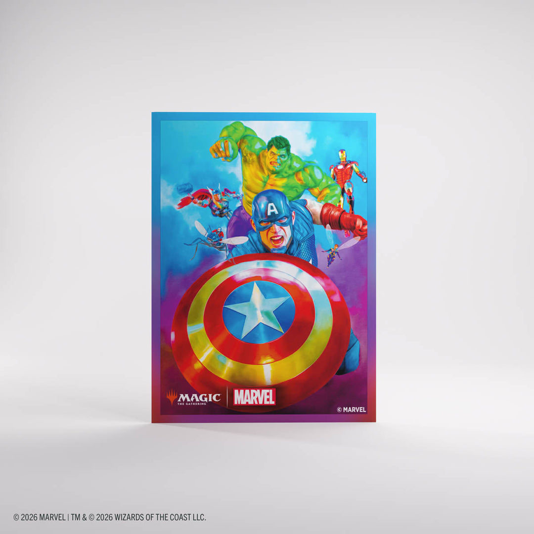Card Sleeves - Premium Art: Magic the Gathering: Marvel Super Heroes - Captain America, Team Leader