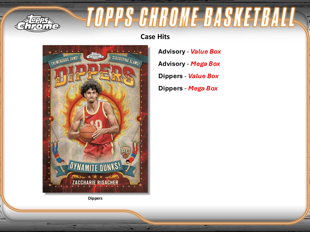 2024-2025 Topps Chrome Basketball Hobby Blaster (Value) Box