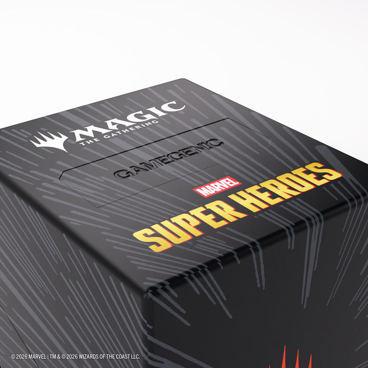 Magic: The Gathering: Marvel Super Heroes: Bastion 100+ XL Deck Box - Comic Burst Black