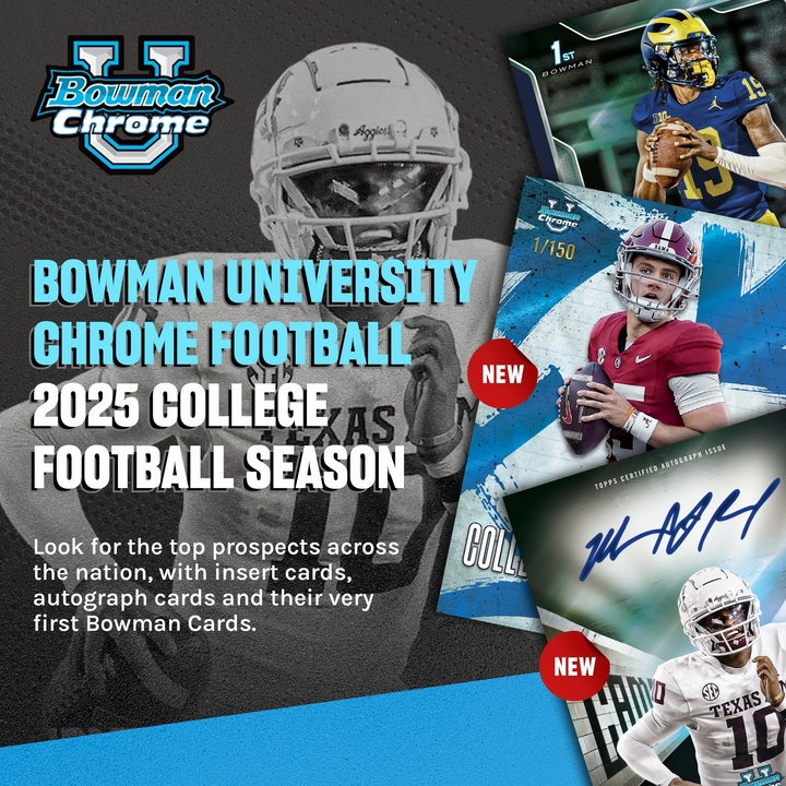 2025 Bowman University Chrome Football Mega Box