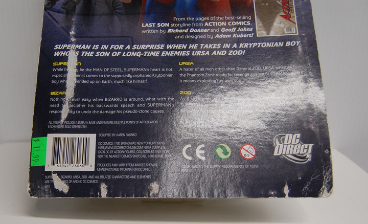 Superman Last Son Series 1 - Zod Action Figure 2007 (Package Damage)